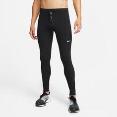 Rückansicht von Nike Repel Challenger Lauftights Herren black-reflective silv