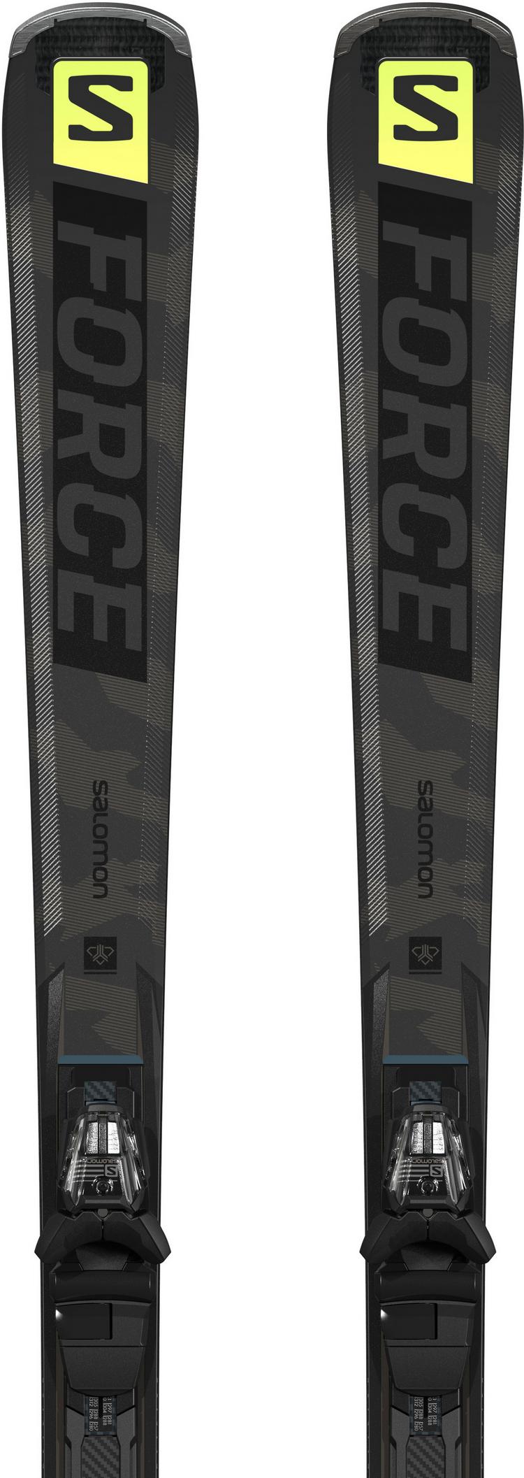 Salomon Salomon S/FORCE TI.76 Sport + M12GWF80 Carving Ski - black-yellow - 2 | SportScheck