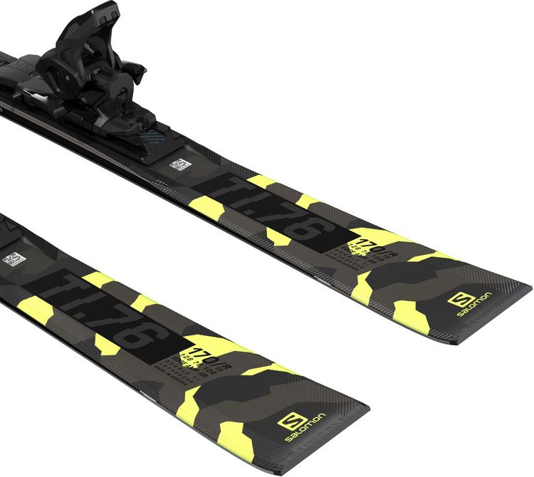 Salomon Salomon S/FORCE TI.76 Sport + M12GWF80 Carving Ski - black-yellow - 4 | SportScheck