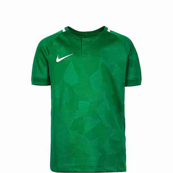 Nike Challenge II Fußballtrikot Kinder grün / weiß