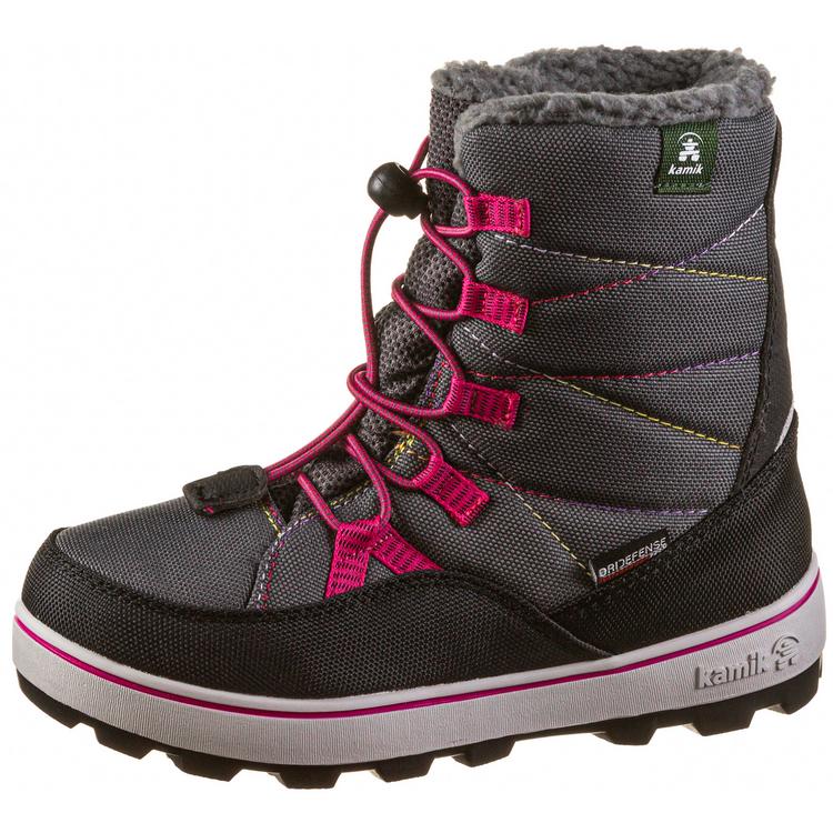 Kamik Kamik Charlie Winterschuhe Kinder - charcoal fuschia-charbon rose - 0 | SportScheck
