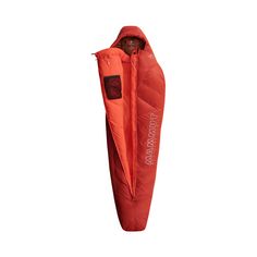 Rückansicht von Mammut Perform -7C Daunenschlafsack Herren safety orange