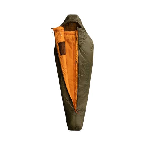 Rückansicht von Mammut Perform Fiber -7C Kunstfaserschlafsack Herren olive