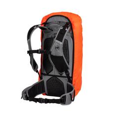 Rückansicht von Mammut Raincover Zubehör vibrant orange