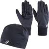 ASICS Set M&uuml;tze und Handschuhe - performance black