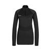 Mammut Trift Half Zip Langarmshirt Damen - black