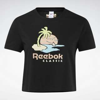 Reebok Reebok Classics Graphic T-Shirt T-Shirt Damen Schwarz