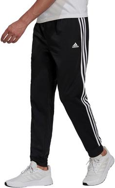 Rückansicht von adidas Essentials Warm-Up Tapered Trainingshose Herren black-white