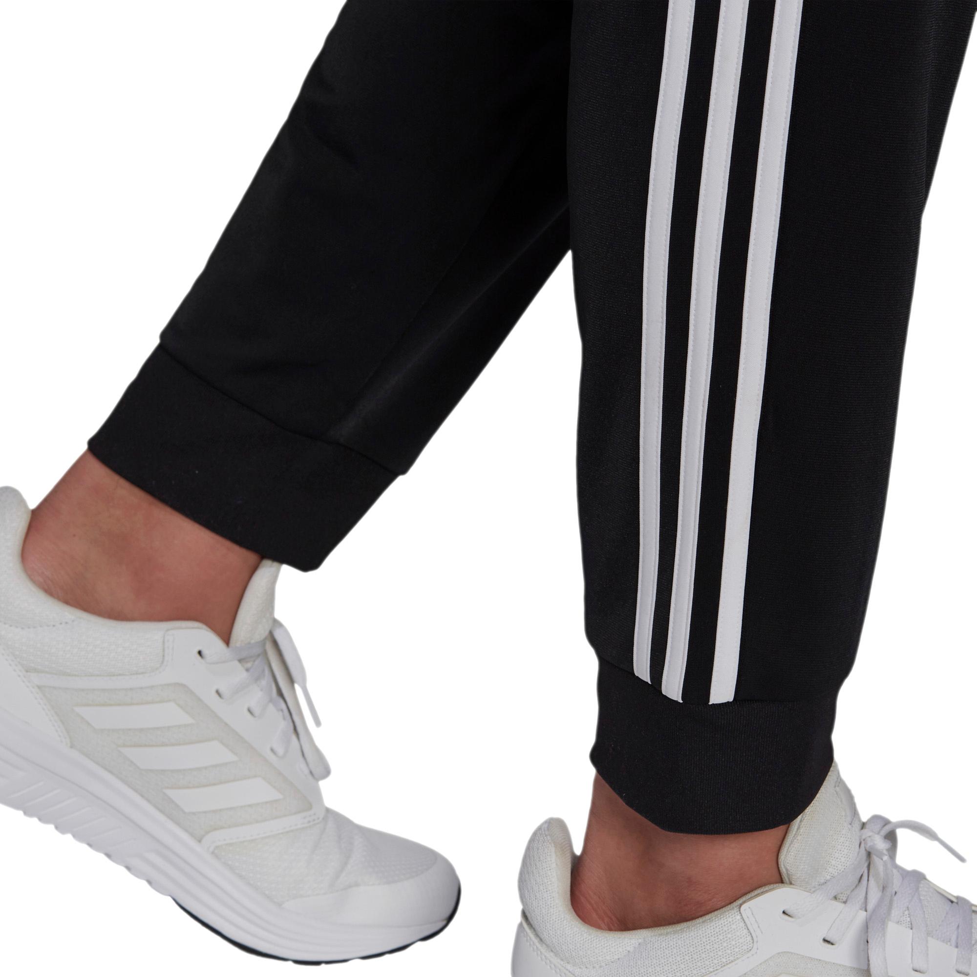 Adidas Essentials Warm Up Tapered Trainingshose Herren black white im Online Shop von SportScheck kaufen