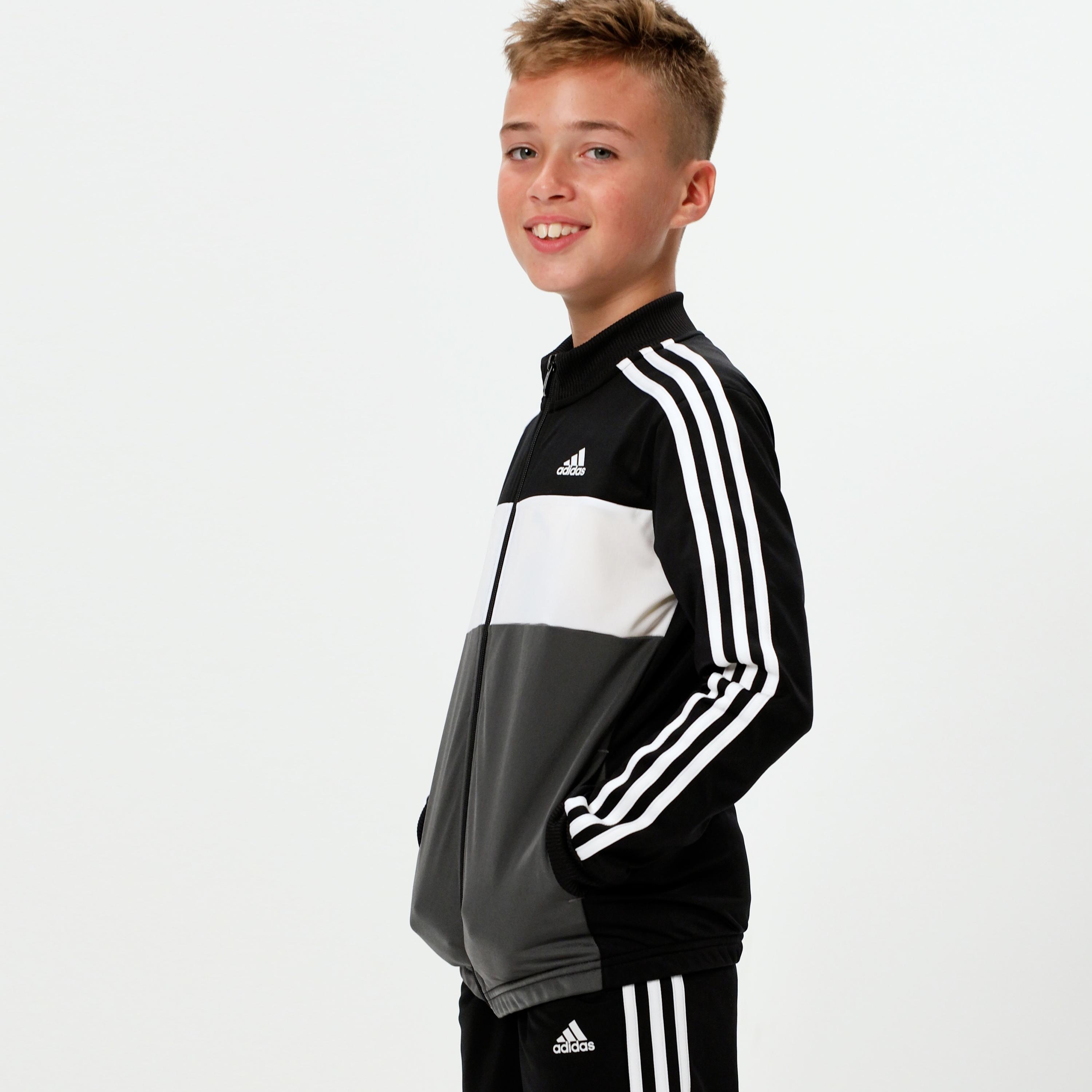 Adidas TIBERIO SPORT ESSENTIALS Trainingsanzug Jungen black-white