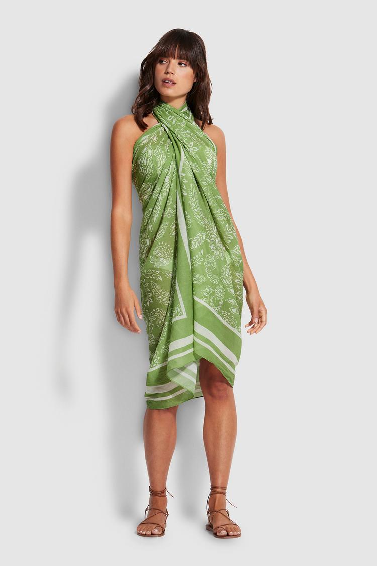 Seafolly Seafolly Folklore Tuch Damen - green tea - 3 | SportScheck