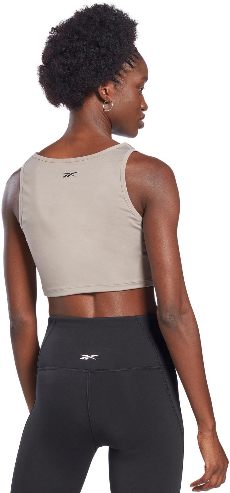 Reebok Reebok Ruched Croptop Damen - boulder grey - 1 | SportScheck