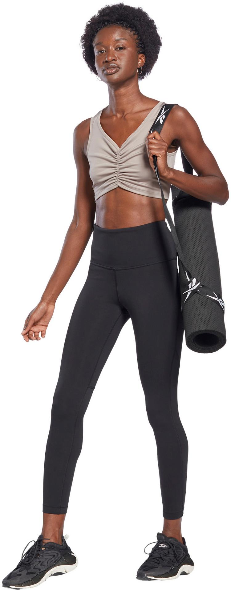 Reebok Reebok Ruched Croptop Damen - boulder grey - 5 | SportScheck