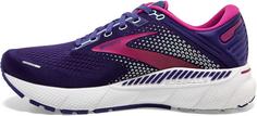 Brooks Adrenaline GTS 22 Laufschuhe Damen navy-yucca-pink