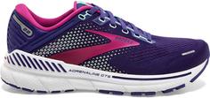 Rückansicht von Brooks Adrenaline GTS 22 Laufschuhe Damen navy-yucca-pink