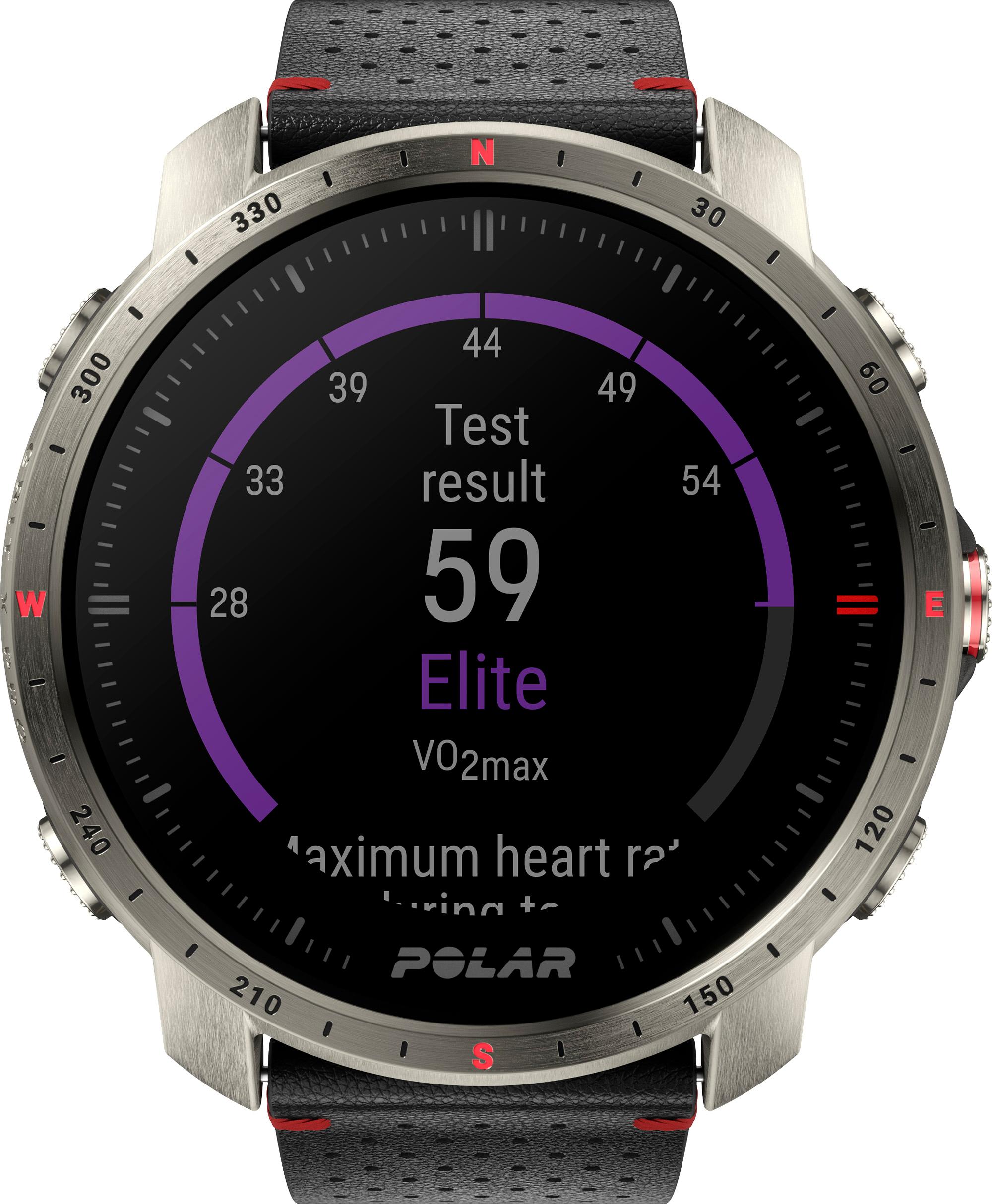 Polar GRIT X PRO TITAN Sportuhr silber im Online Shop von