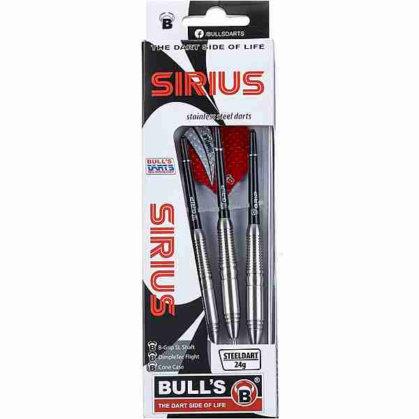 BULL'S Sirius Steel Zubehör silber-rot