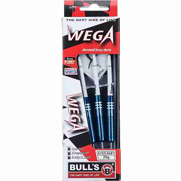 BULL'S Wega Steel Dartpfeil blau