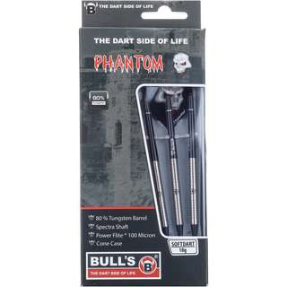 BULL'S Phantom PT2 Soft Dartpfeil silber-schwarz