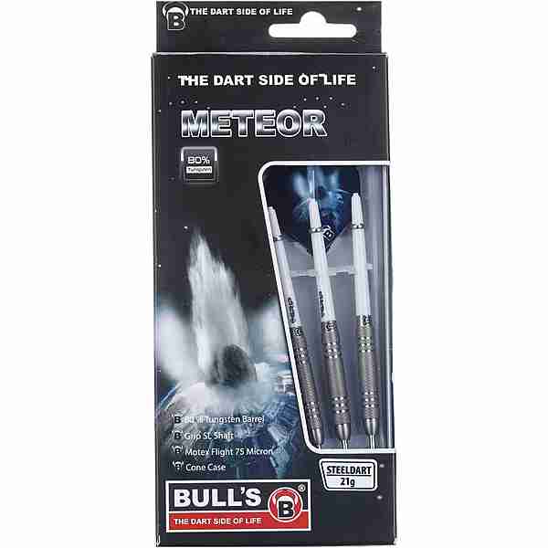 BULL'S Meteor MT3 Steel Dartpfeil silber-schwarz