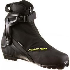 Rückansicht von Fischer RC3 SKATE Langlaufschuhe black-yellow