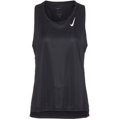 Nike Dri-FIT Race Funktionstank Damen black-reflective silv