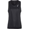 Nike Dri-FIT Race Funktionstank Damen - black-reflective silv