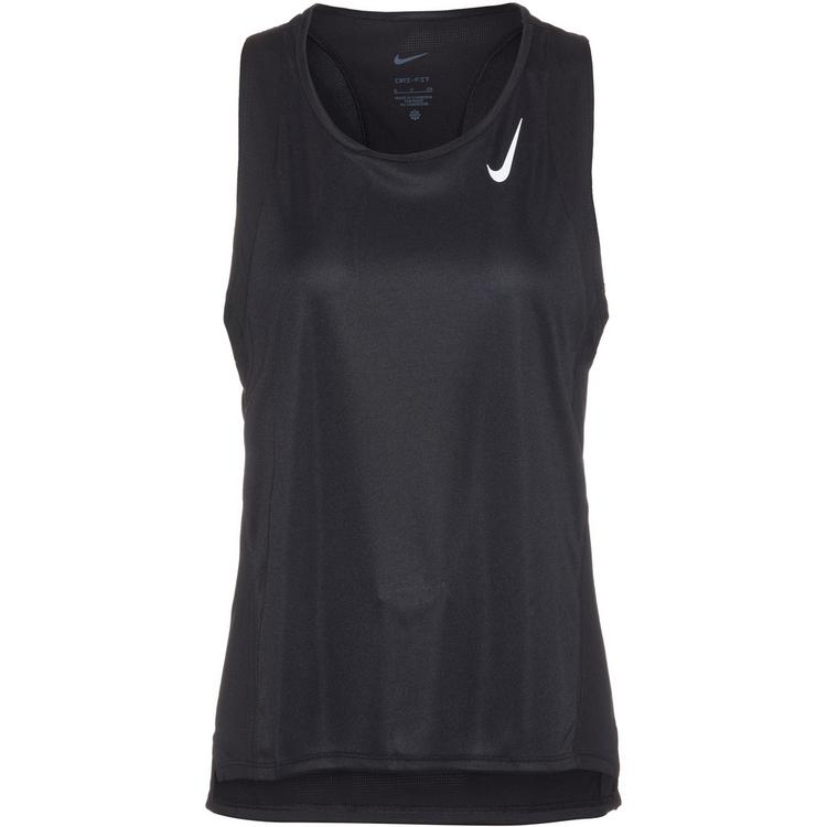 Nike Nike Dri-FIT Race Funktionstank Damen - black-reflective silv - 0 | SportScheck