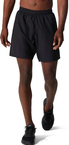 Rückansicht von ASICS Core Laufshorts Herren performance black