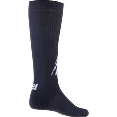 Rückansicht von CEP Ski Thermo Socken Damen black-anthracite
