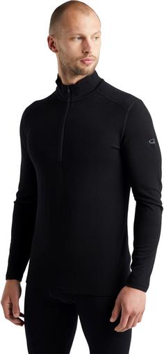 Rückansicht von Icebreaker Merino 260 Tech Funktionsshirt Herren black