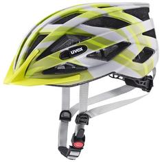 Uvex Air Wing CC Fahrradhelm grey-lime mat