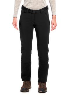 Rückansicht von Maier Sports Lana slim Wanderhose Damen black