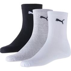 PUMA Sport Freizeitsocken Kinder grey-white-black