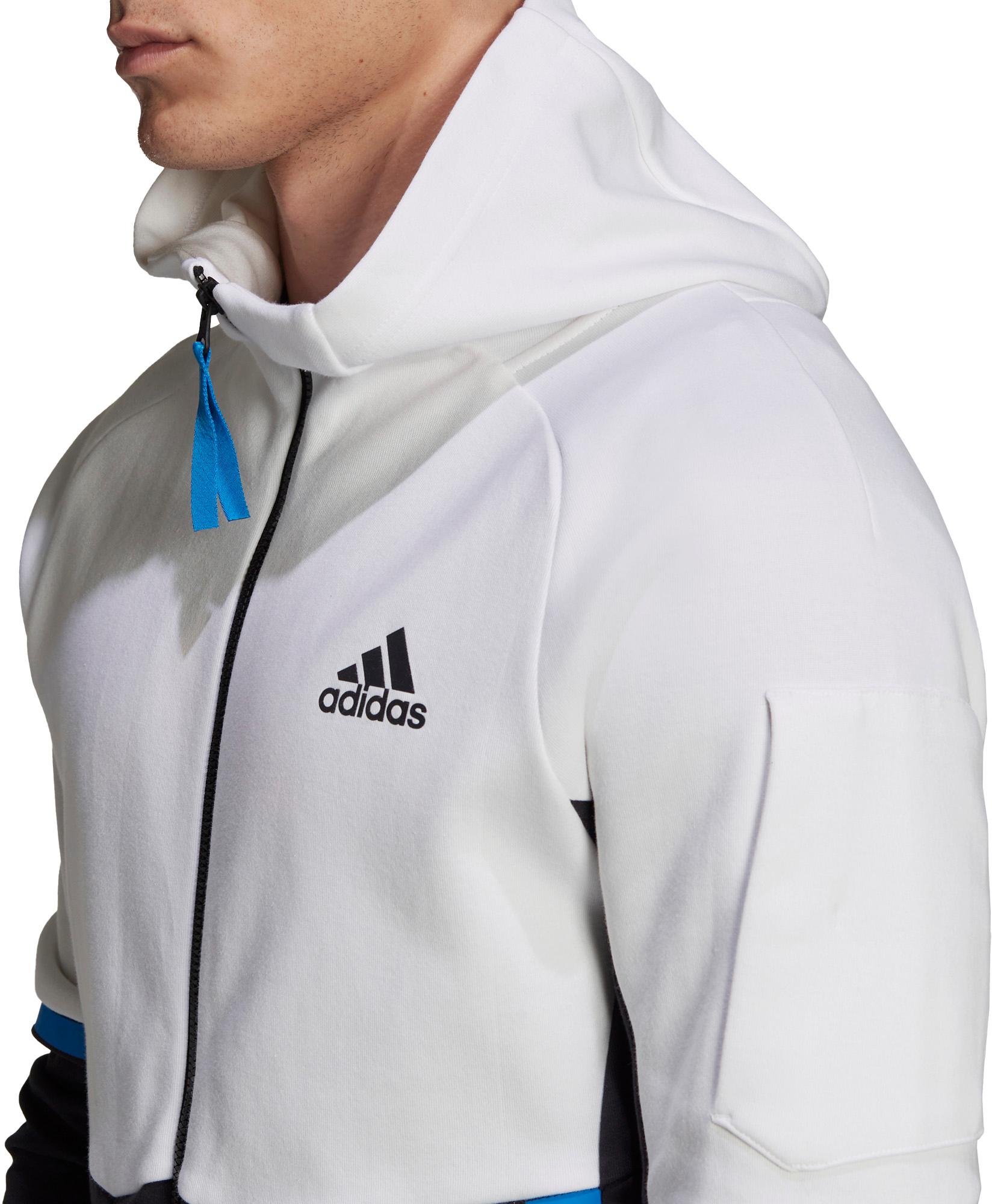 adidas weiße jacke herren