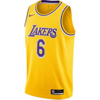 Nike LeBron James Los Angeles Lakers Trikot Herren amarillo-field purple