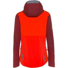 Rückansicht von Endura MT500 Freezing Point Fahrradjacke Damen paprika