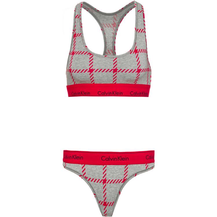 Calvin Klein Calvin Klein W&auml;scheset Damen - window pane-grey heather - 0 | SportScheck