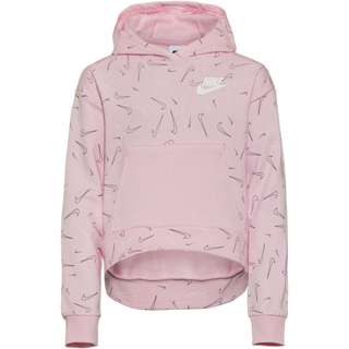 Nike NSW FLEECE Hoodie Kinder pink foam-white