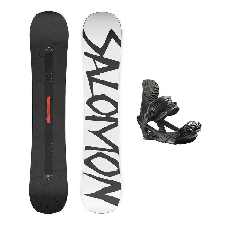 Salomon Salomon CRAFT+TRIGGER BLACK WIDE Freestyle Board Herren - black-white - 0 | SportScheck
