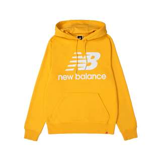 NEW BALANCE Essentials Stacked Logo Hoody Sweatshirt gelb
