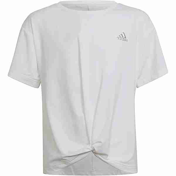 adidas TRAINING ELEVATED Funktionsshirt Kinder white-silver met.