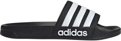 Rückansicht von adidas ADILETTE SHOWER Badelatschen cblack-ftwwht-cblack