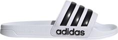 Rückansicht von adidas ADILETTE SHOWER Badelatschen ftwr white-core black-ftwr white