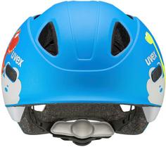 Rückansicht von Uvex OYO STYLE Fahrradhelm Kinder dino blue mat