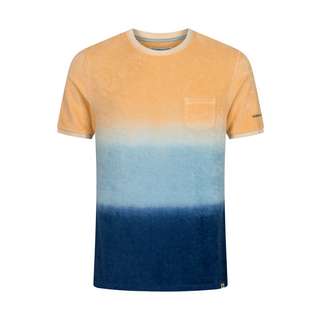 Colours & Sons T-Shirt T-Shirt Herren blau/orange