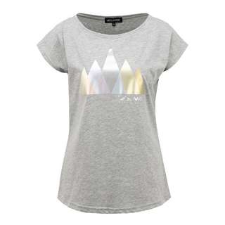Mont Gele Gear Baumwoll-T-Shirt T-Shirt Damen grau