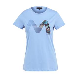 Mont Gele Gear Baumwoll-T-Shirt T-Shirt Damen blau