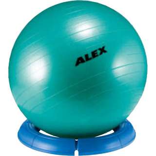 ALEX Standfuß für Gymnastikball blau