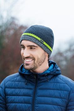 Rückansicht von Eisglut FROST Beanie caviar-lime